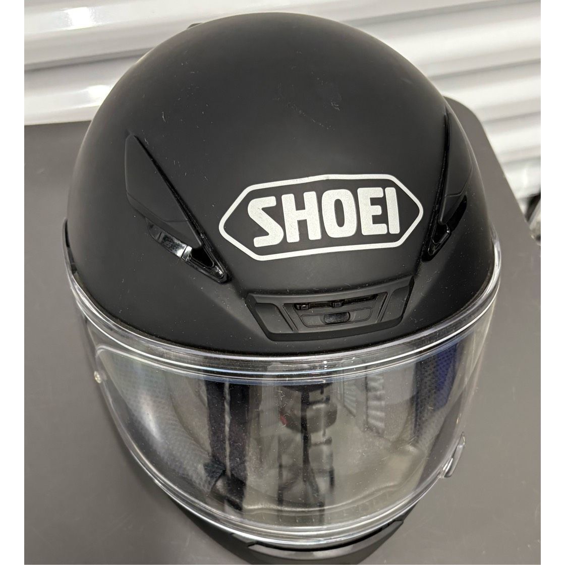 Shoei Rf-1200 Motorcycle Full Face Helmet Flat Back Matte Finish Extra Small